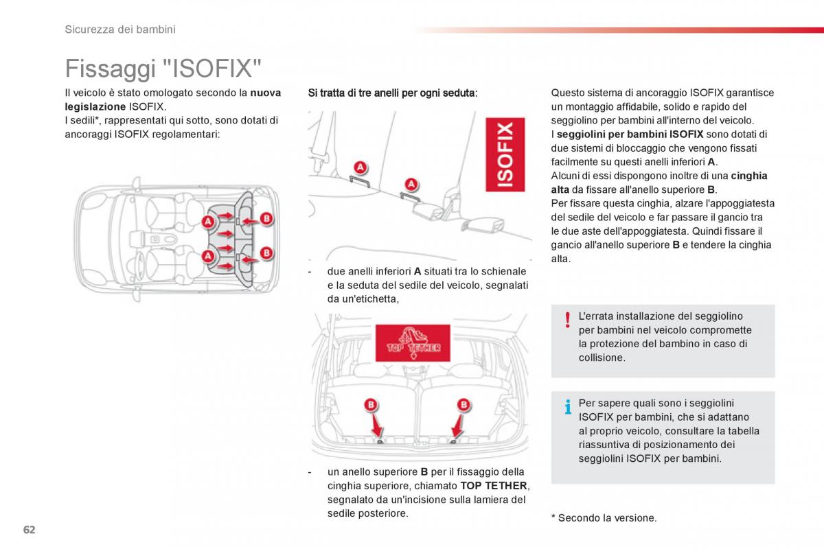 Citroen C1 I 1 manuale del proprietario / page 64