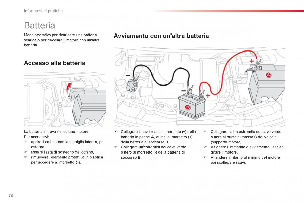 Citroen C1 I 1 manuale del proprietario / page 78