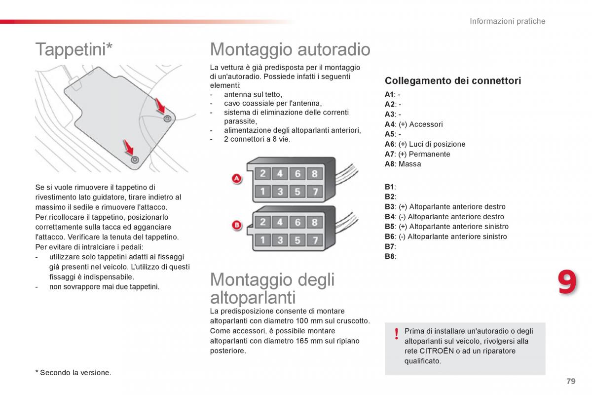 Citroen C1 I 1 manuale del proprietario / page 81