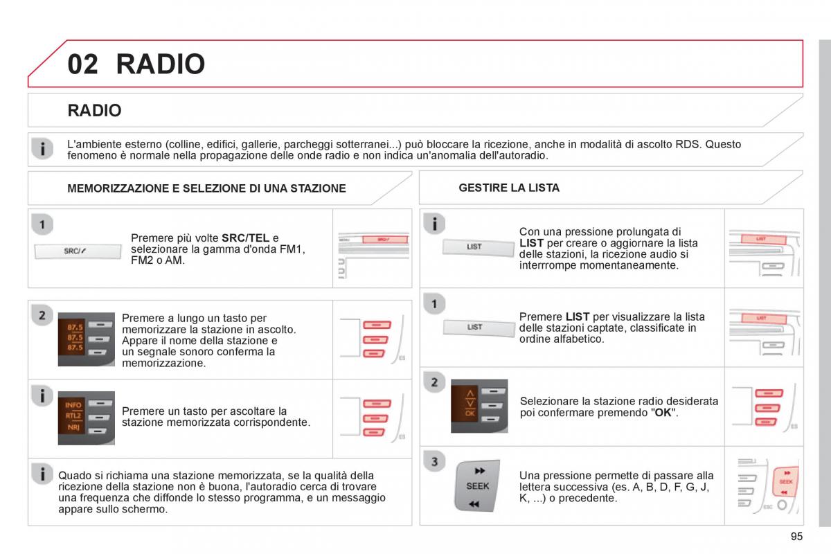 Citroen C1 I 1 manuale del proprietario / page 97