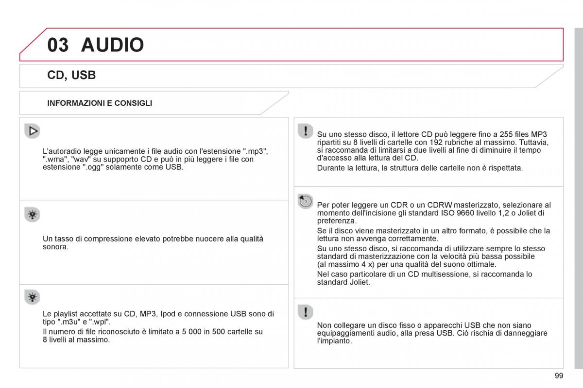 Citroen C1 I 1 manuale del proprietario / page 101