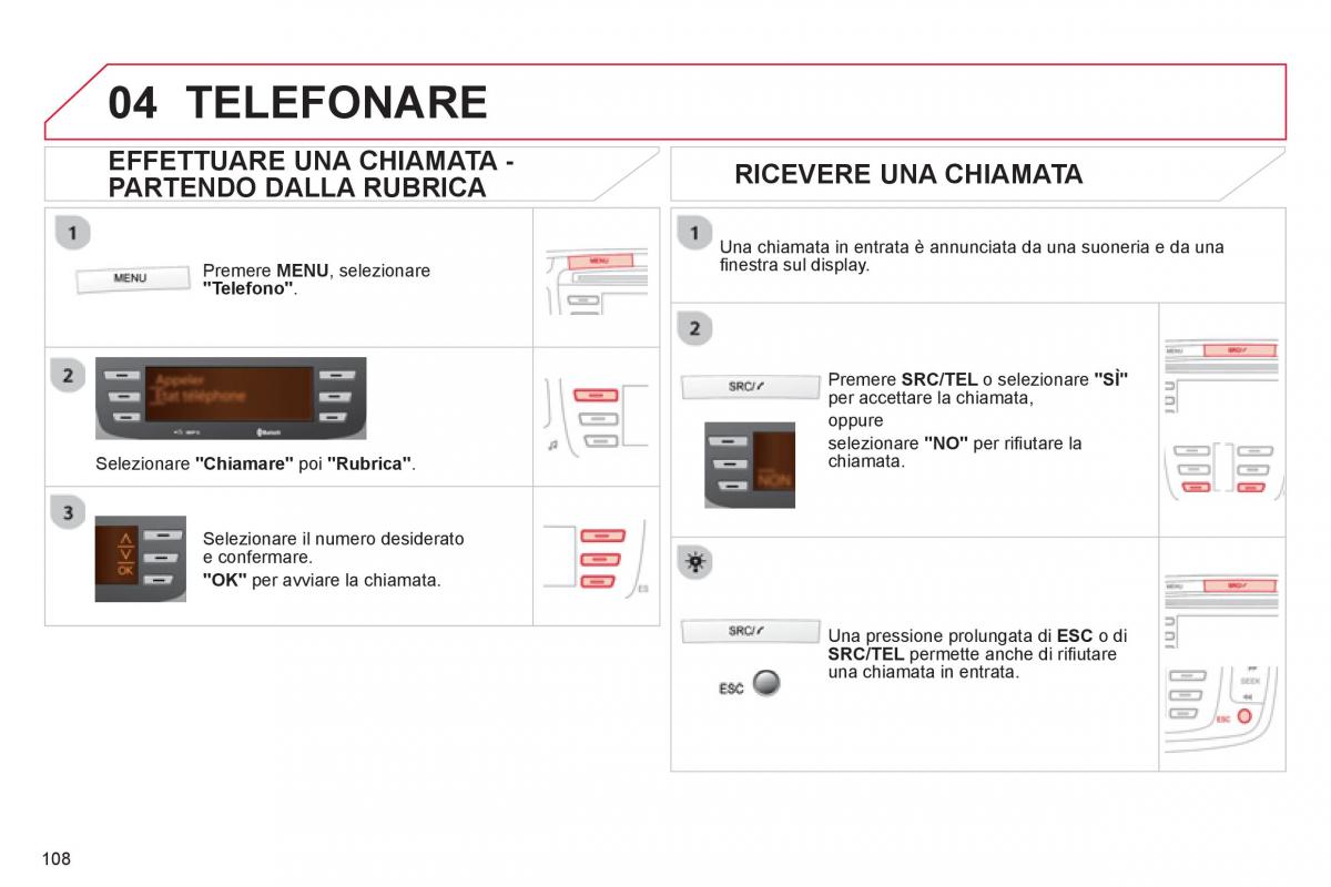 Citroen C1 I 1 manuale del proprietario / page 110