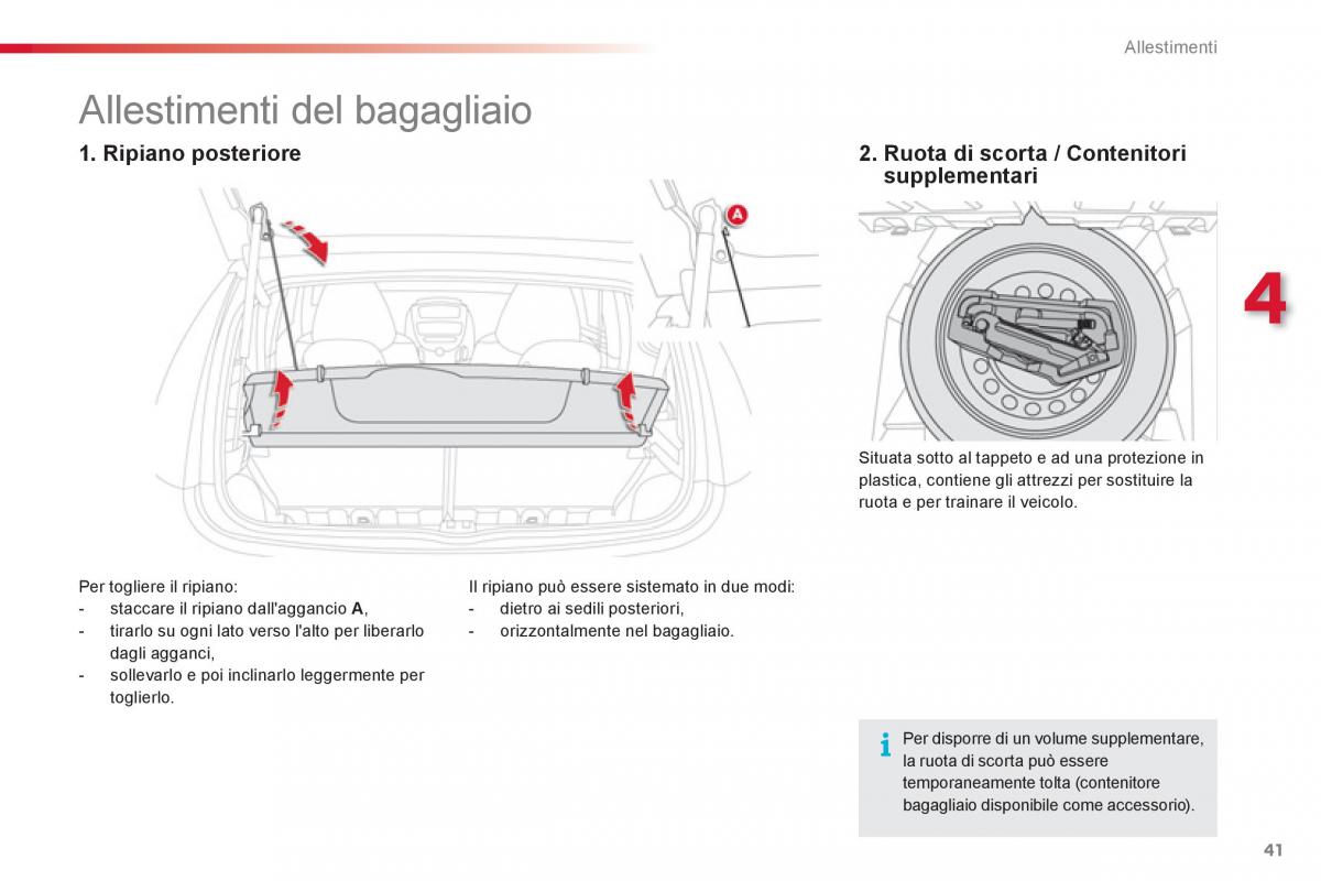 Citroen C1 I 1 manuale del proprietario / page 43