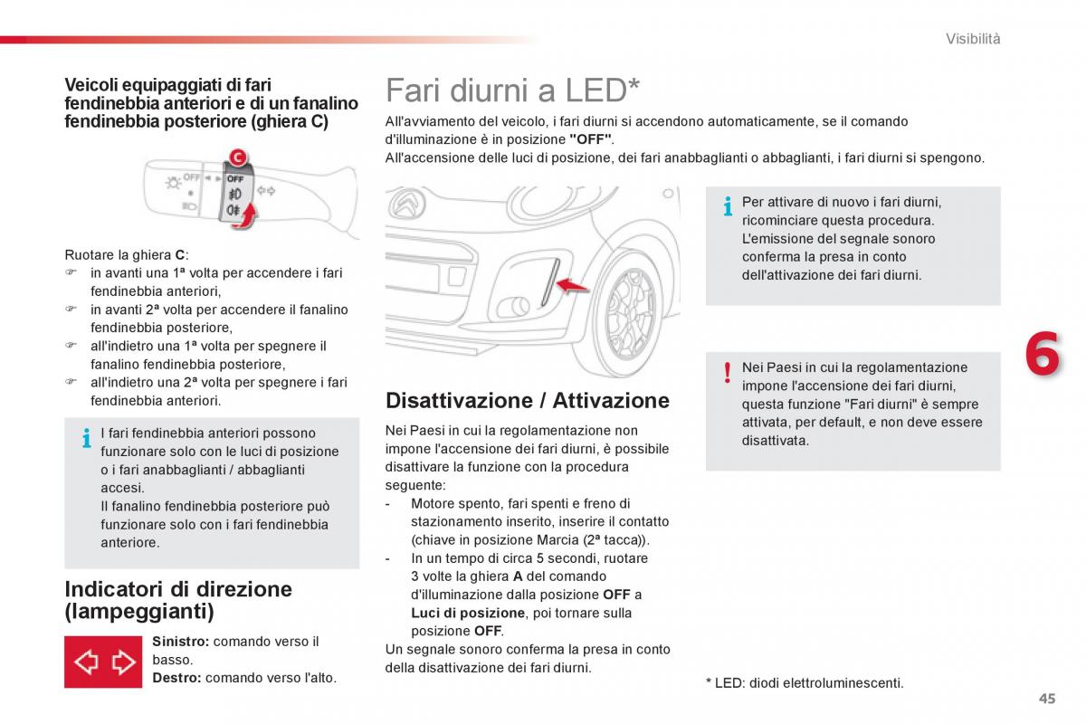 Citroen C1 I 1 manuale del proprietario / page 47