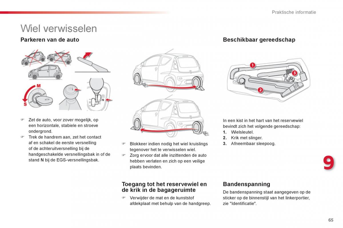 Citroen C1 I 1 handleiding / page 67