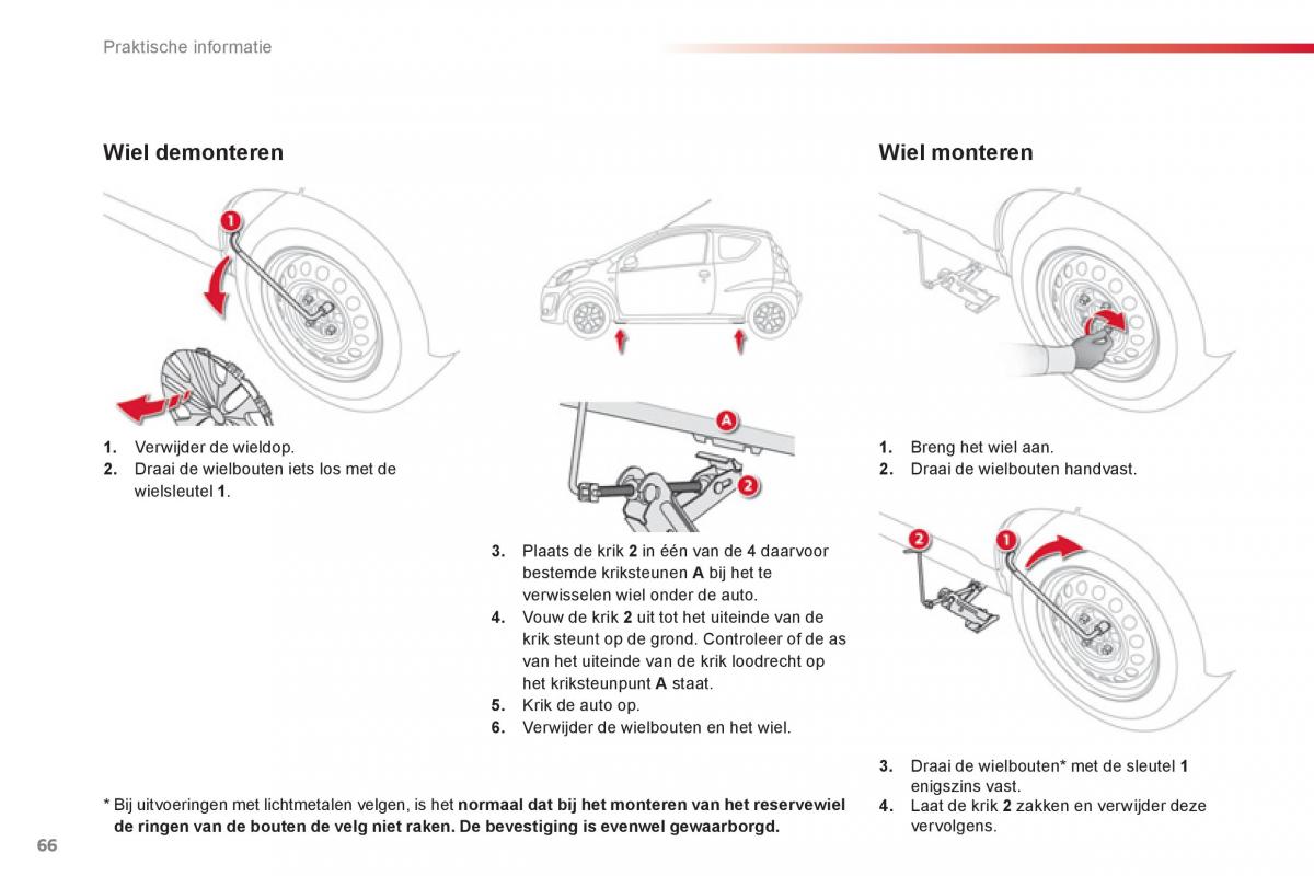 Citroen C1 I 1 handleiding / page 68