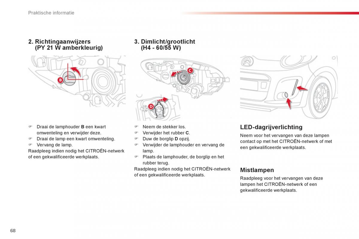 Citroen C1 I 1 handleiding / page 70