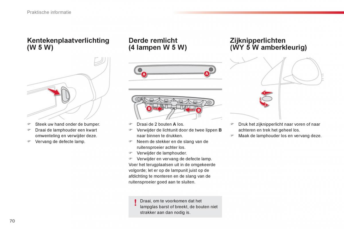 Citroen C1 I 1 handleiding / page 72