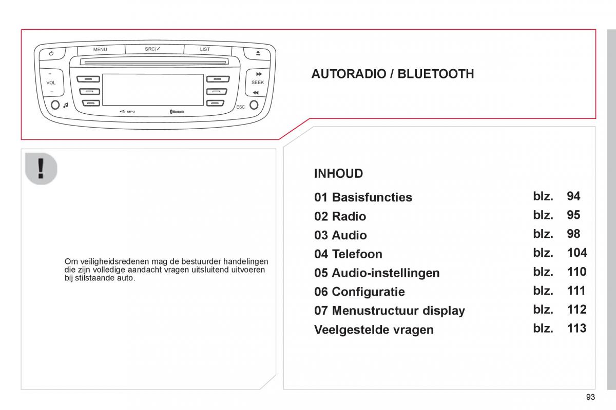 Citroen C1 I 1 handleiding / page 95