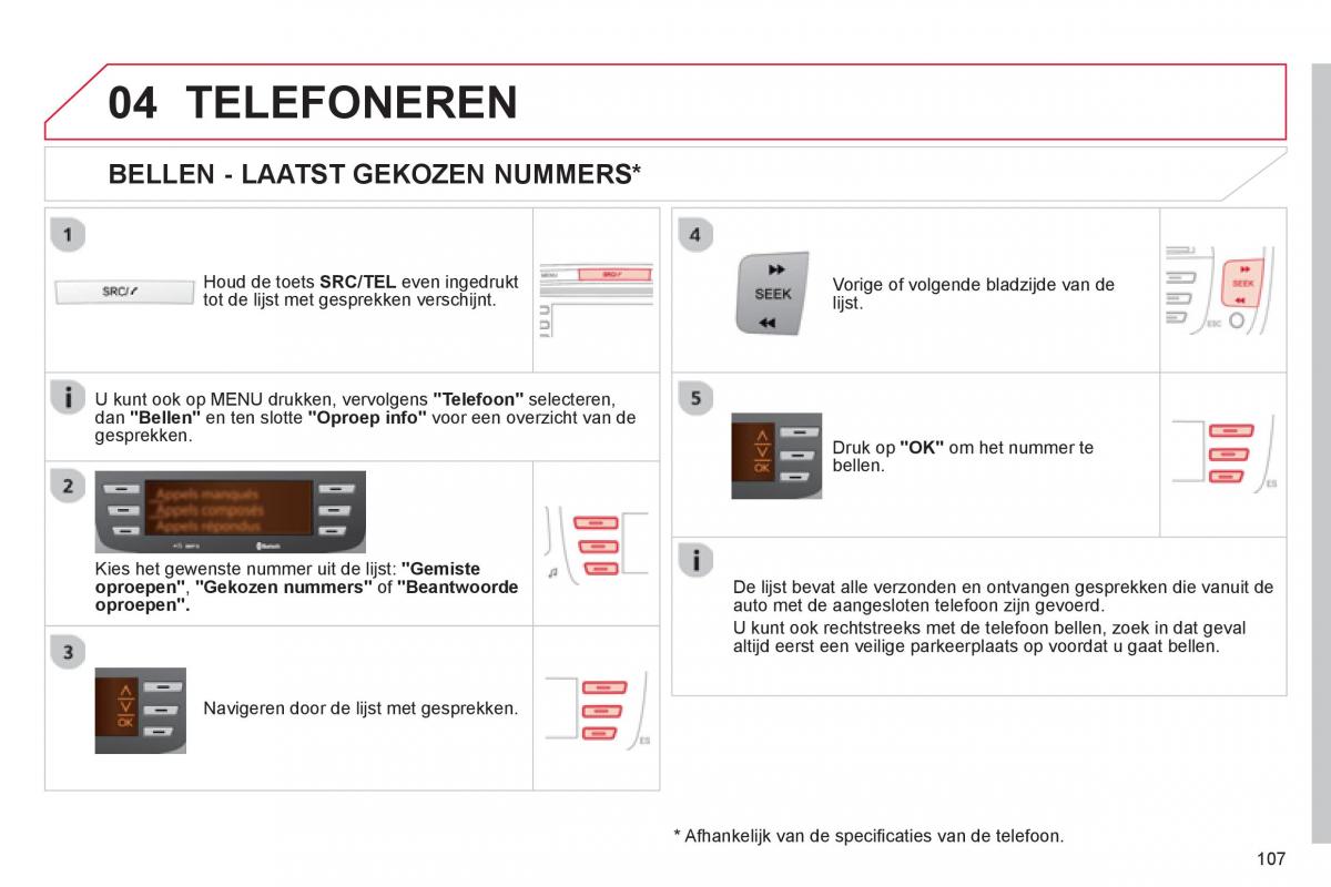 Citroen C1 I 1 handleiding / page 109