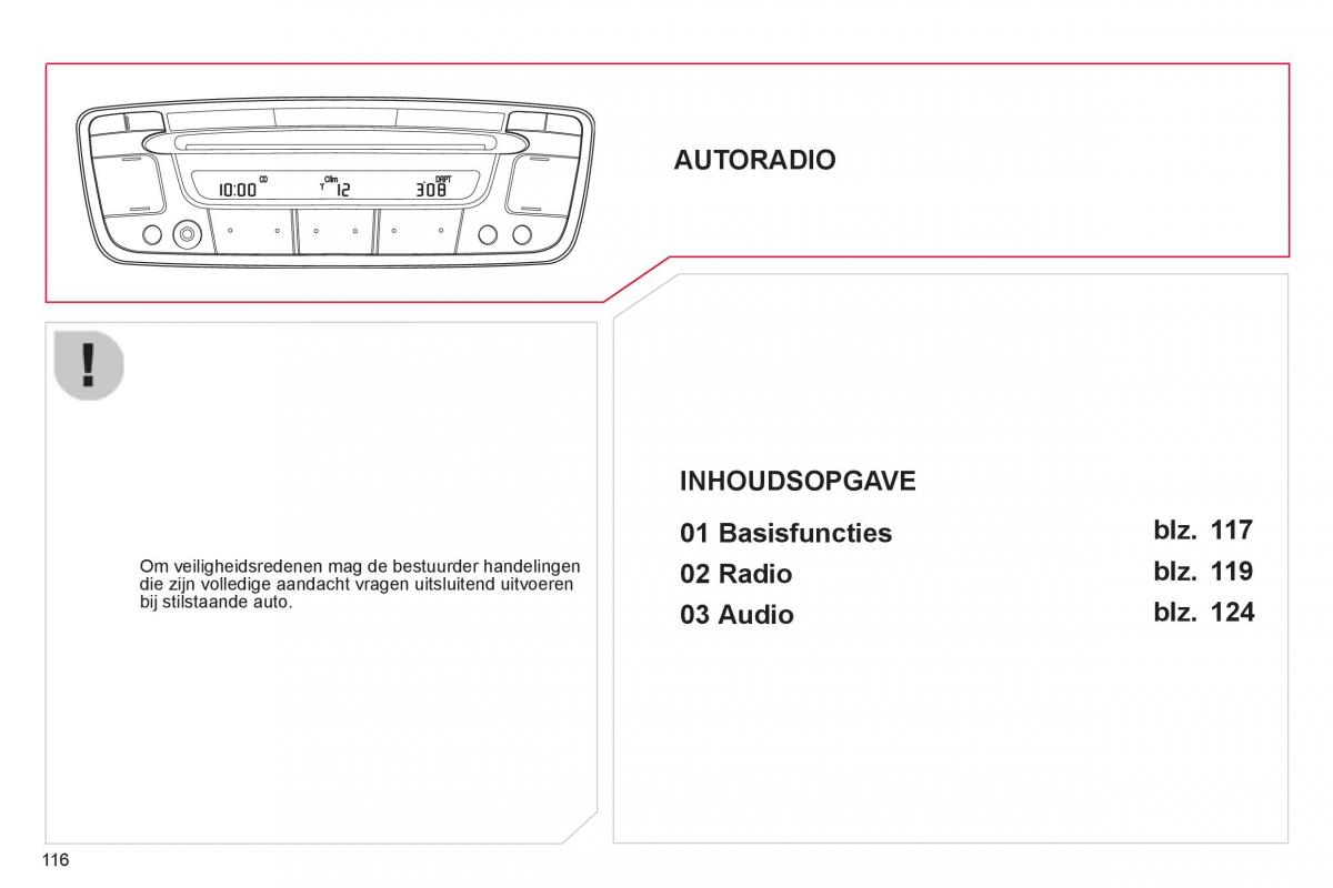 Citroen C1 I 1 handleiding / page 118