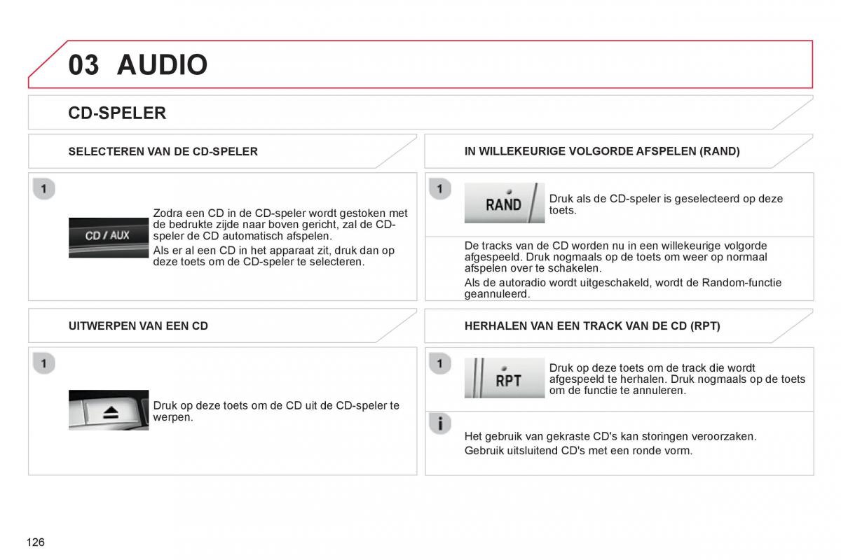 Citroen C1 I 1 handleiding / page 128