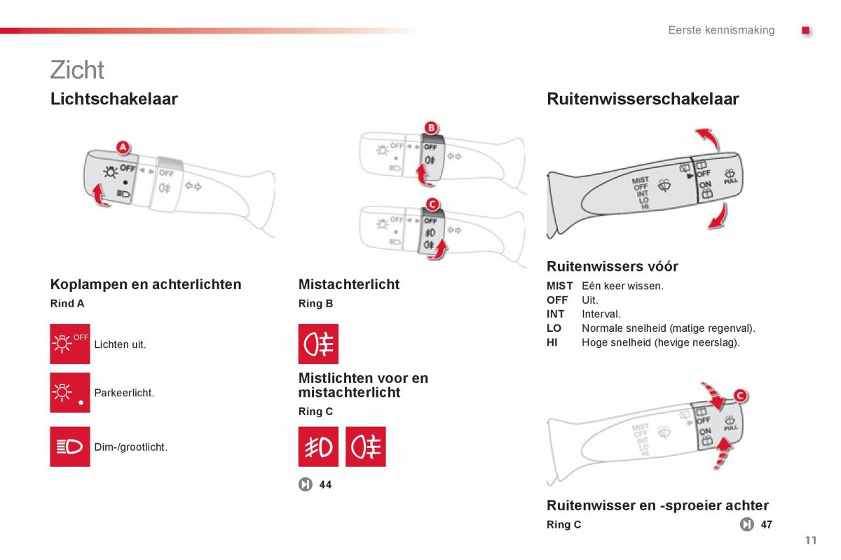 Citroen C1 I 1 handleiding / page 13