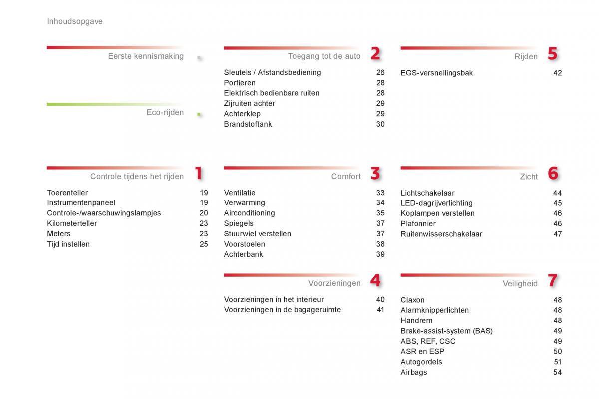 Citroen C1 I 1 handleiding / page 4