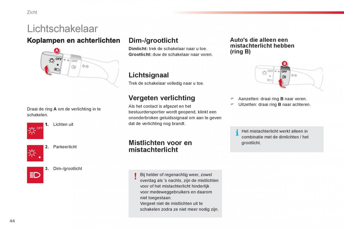 Citroen C1 I 1 handleiding / page 46