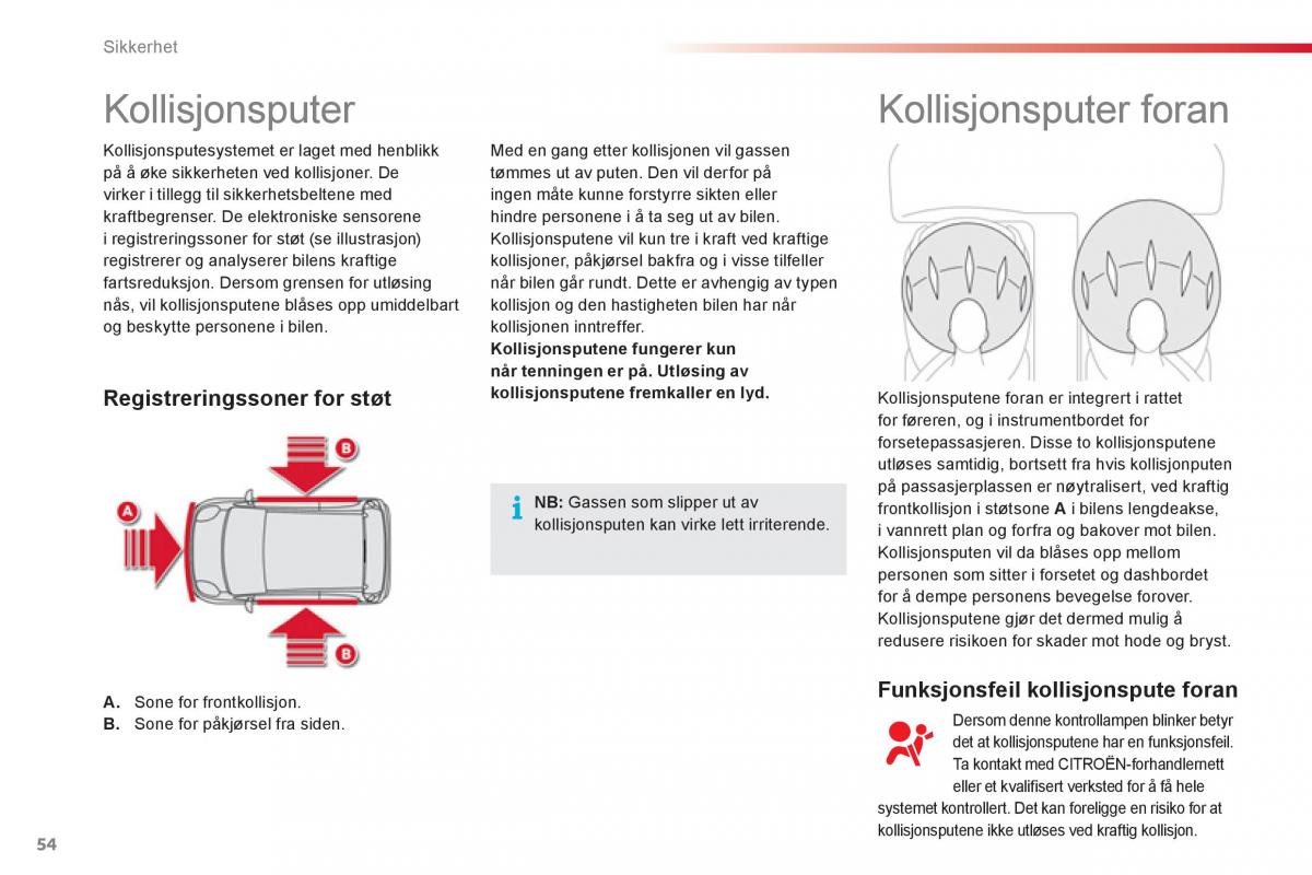 Citroen C1 I 1 bruksanvisningen / page 56