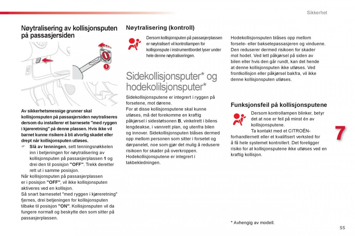 Citroen C1 I 1 bruksanvisningen / page 57