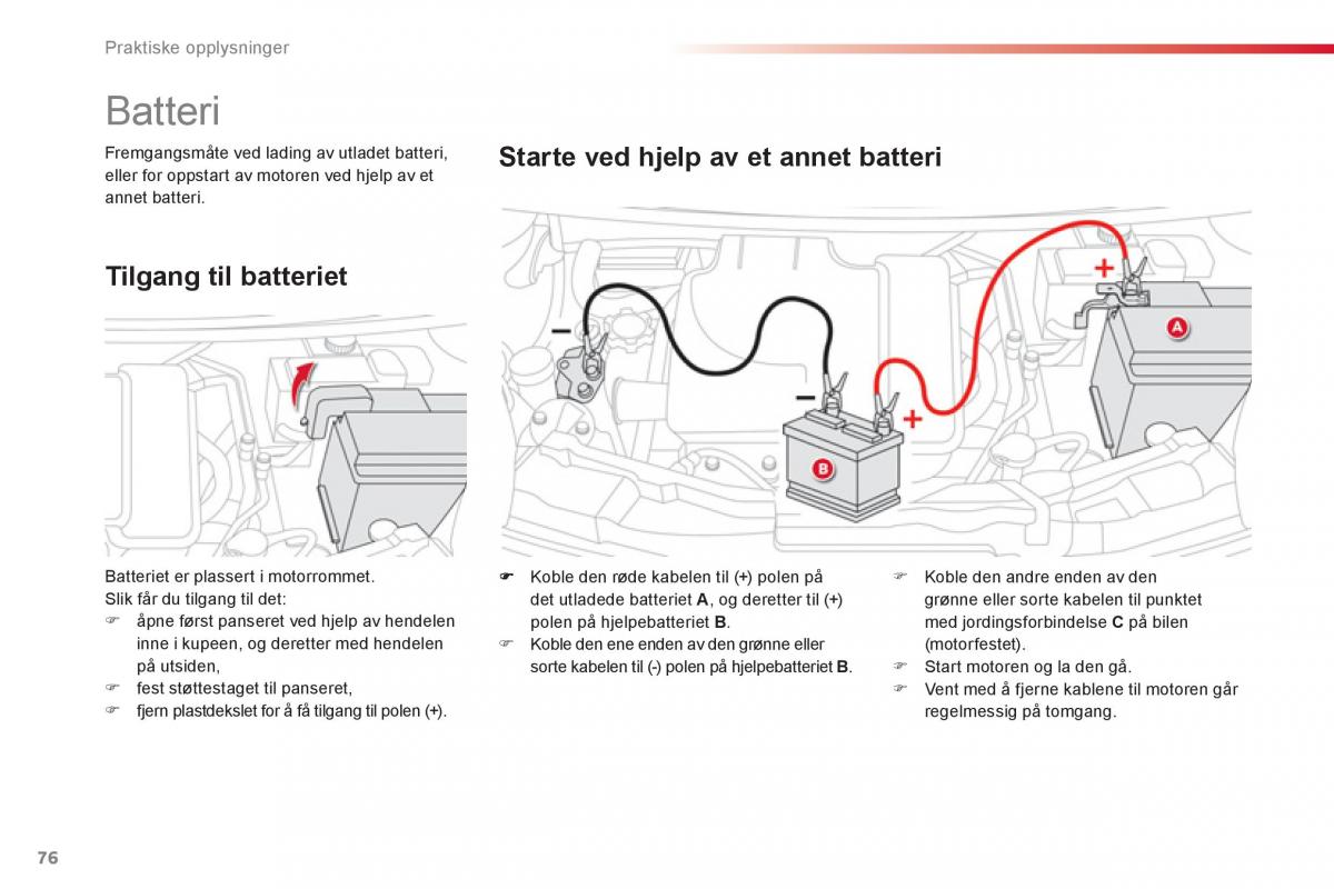 Citroen C1 I 1 bruksanvisningen / page 78