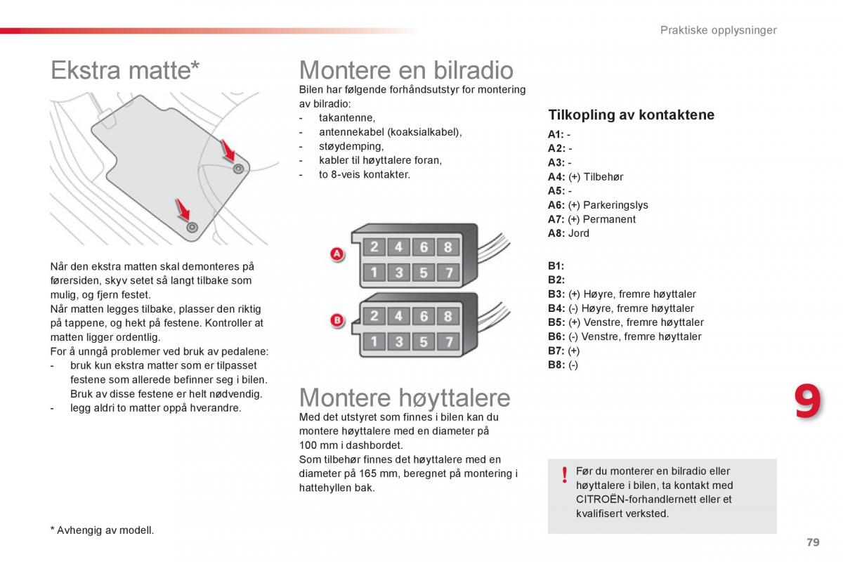 Citroen C1 I 1 bruksanvisningen / page 81