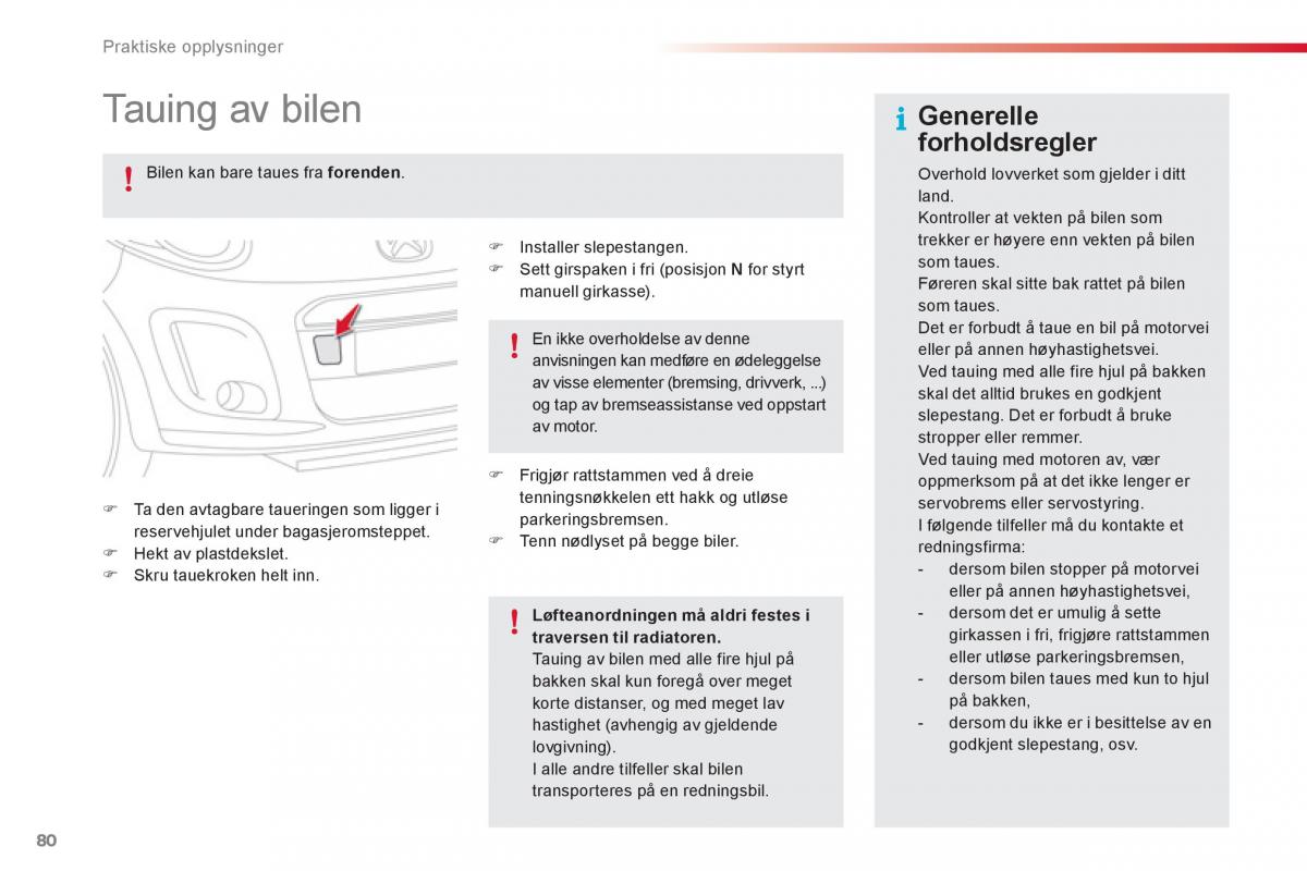 Citroen C1 I 1 bruksanvisningen / page 82