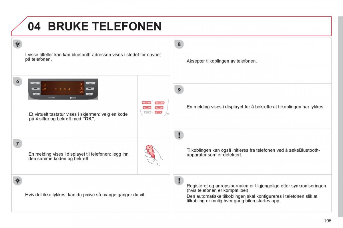 Citroen C1 I 1 bruksanvisningen / page 107