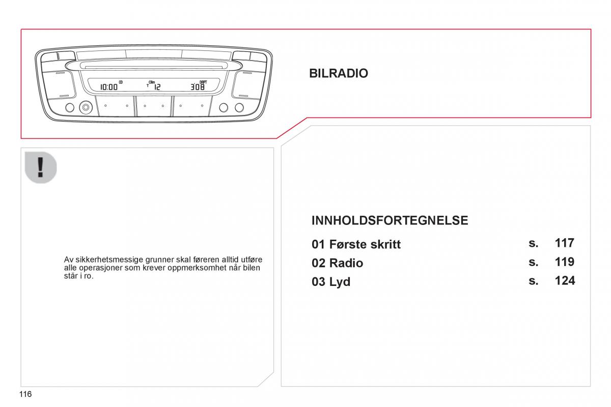 Citroen C1 I 1 bruksanvisningen / page 118