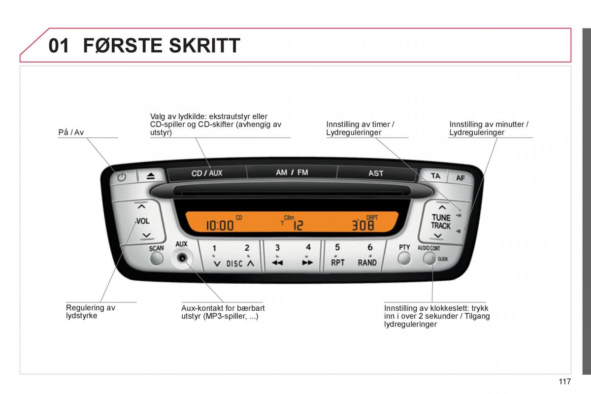 Citroen C1 I 1 bruksanvisningen / page 119