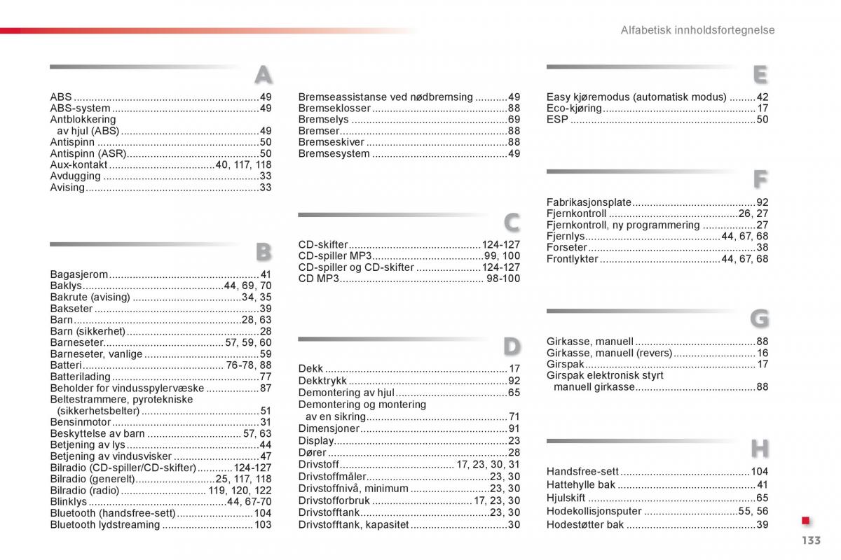 Citroen C1 I 1 bruksanvisningen / page 135