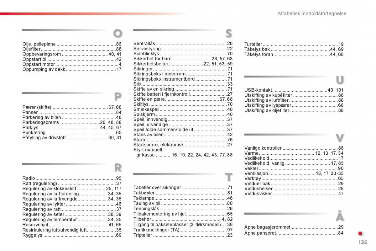 Citroen C1 I 1 bruksanvisningen / page 137