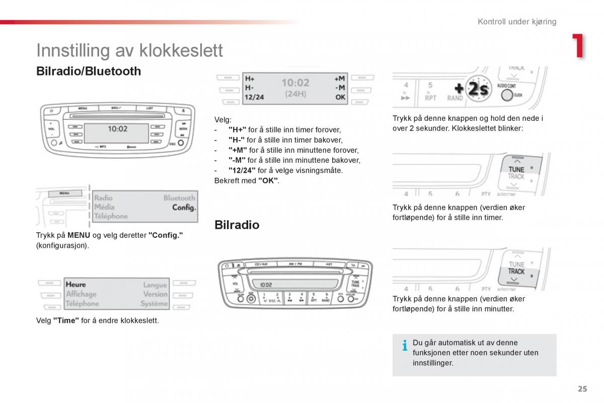 Citroen C1 I 1 bruksanvisningen / page 27