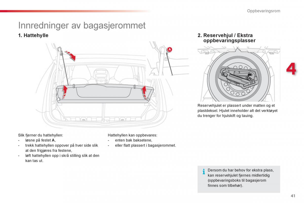 Citroen C1 I 1 bruksanvisningen / page 43