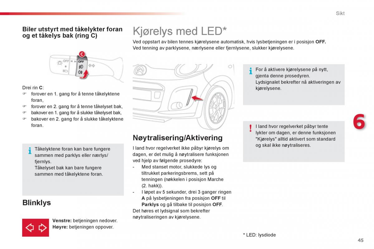 Citroen C1 I 1 bruksanvisningen / page 47