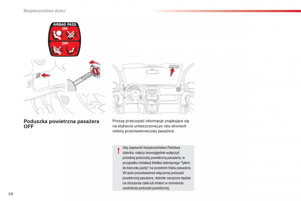 Citroen C1 I 1 instrukcja obslugi / page 60