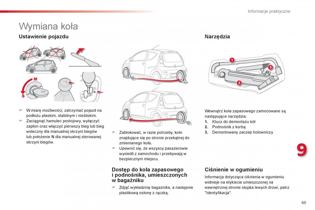 Citroen C1 I 1 instrukcja obslugi / page 67