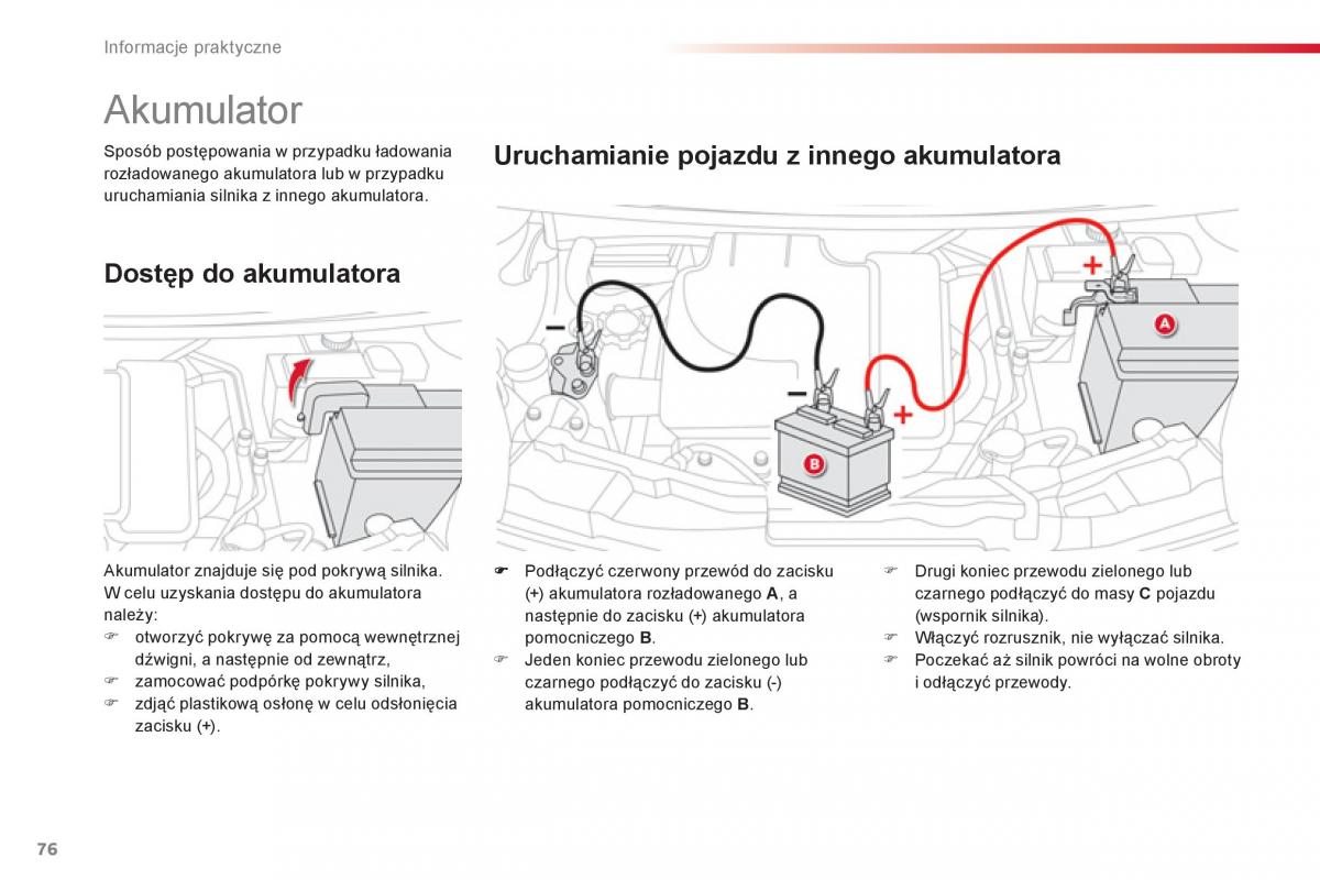 Citroen C1 I 1 instrukcja obslugi / page 78