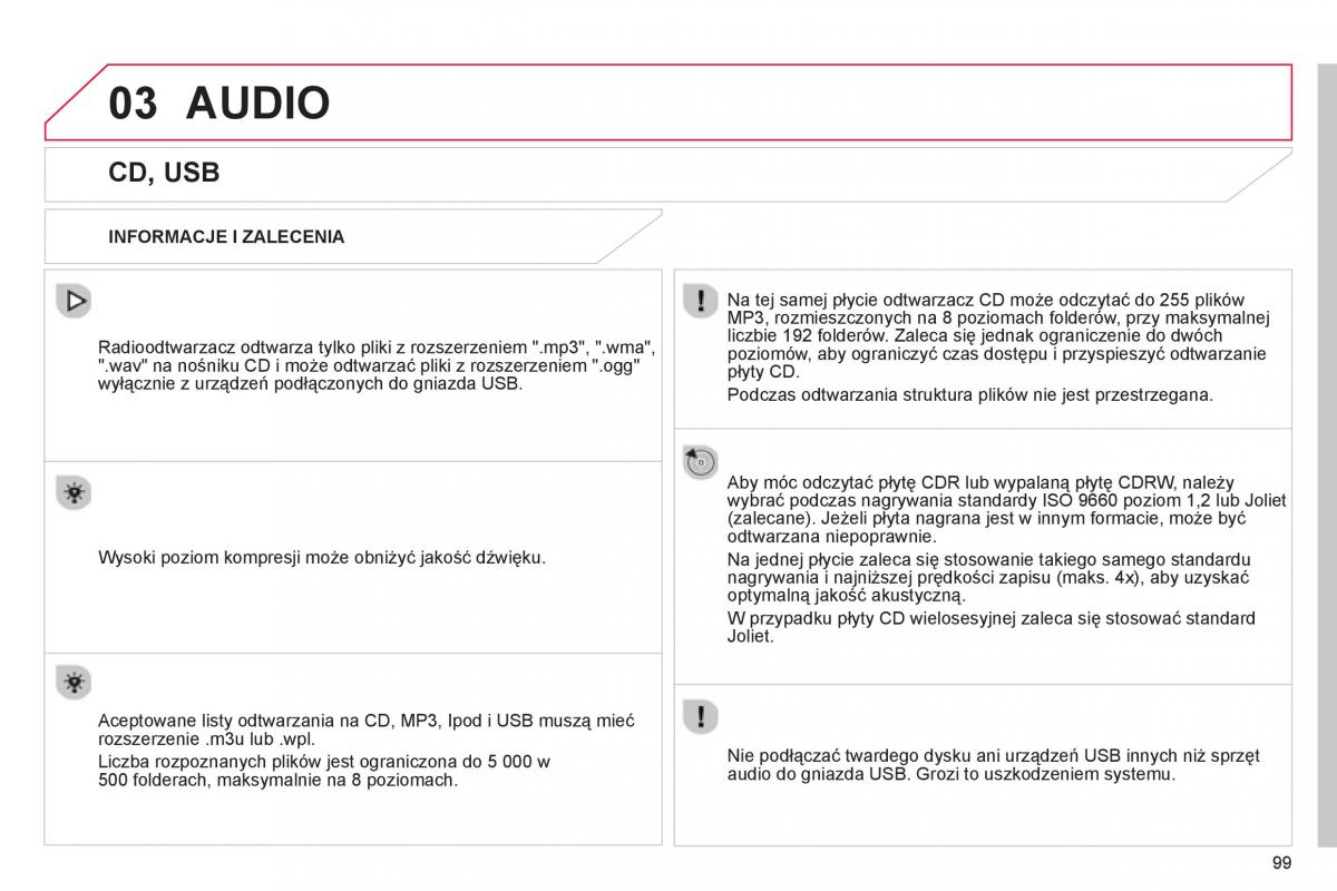 Citroen C1 I 1 instrukcja obslugi / page 101