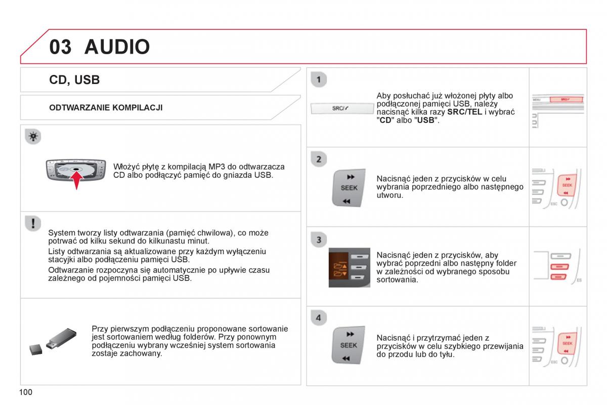 Citroen C1 I 1 instrukcja obslugi / page 102