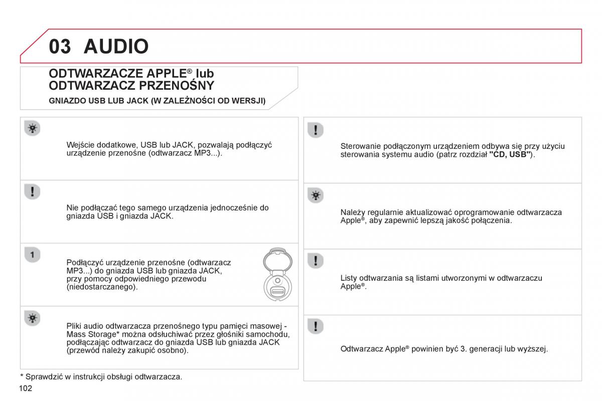 Citroen C1 I 1 instrukcja obslugi / page 104