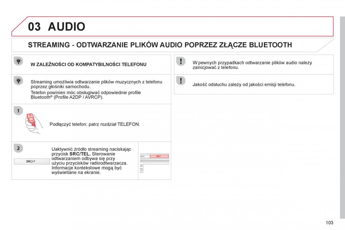 Citroen C1 I 1 instrukcja obslugi / page 105