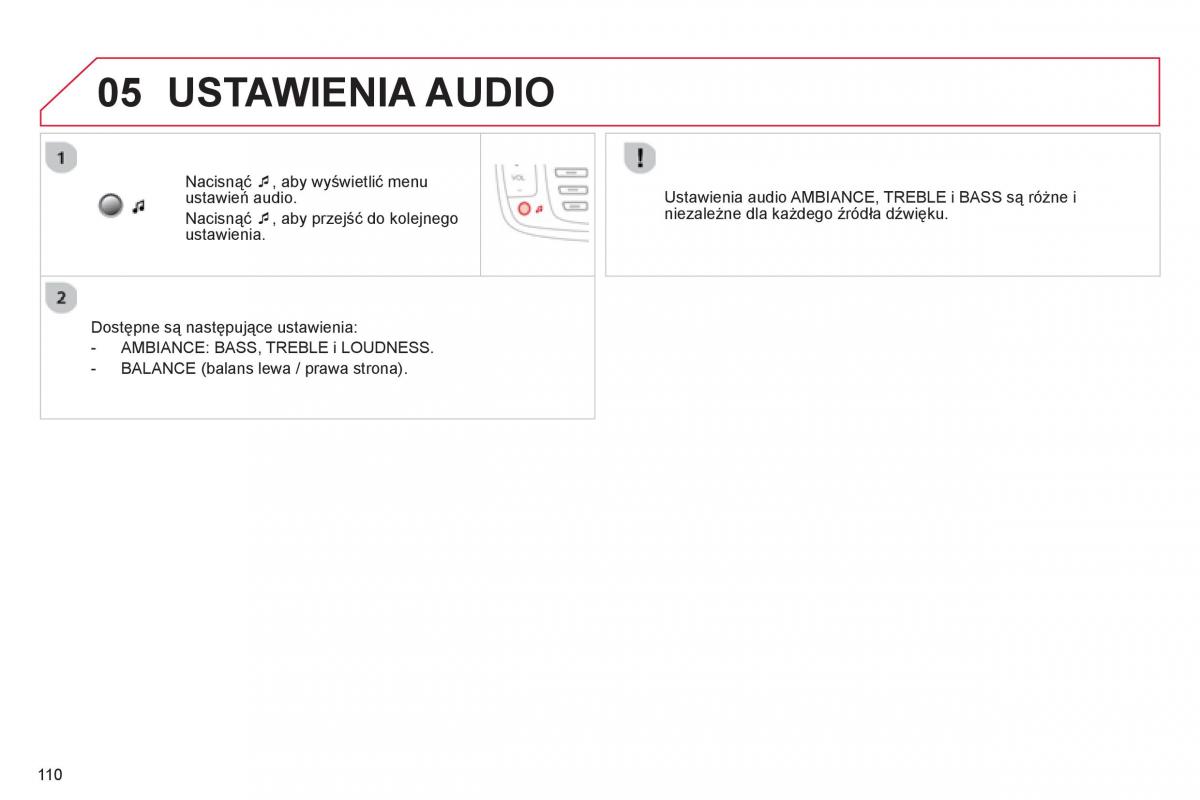 Citroen C1 I 1 instrukcja obslugi / page 112