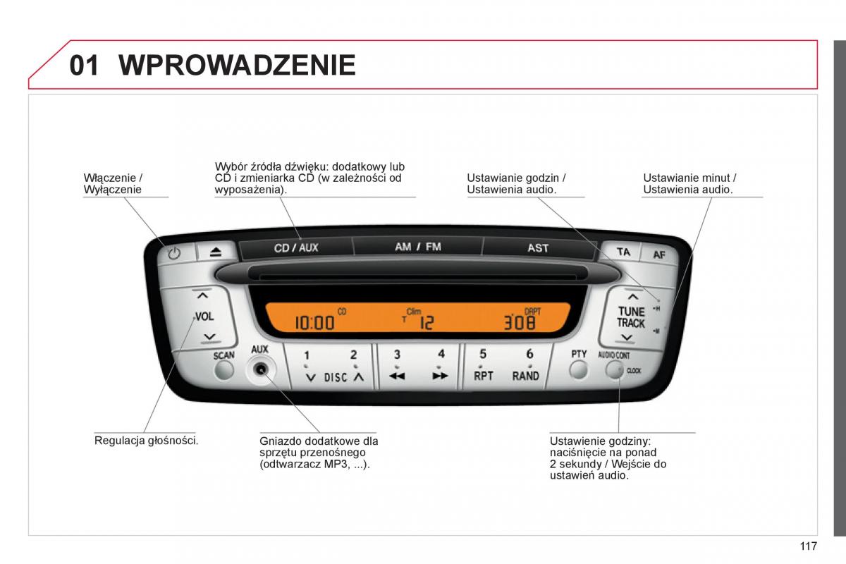 Citroen C1 I 1 instrukcja obslugi / page 119