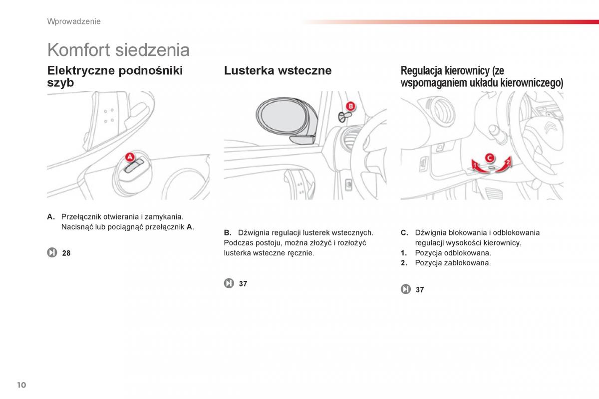 Citroen C1 I 1 instrukcja obslugi / page 12