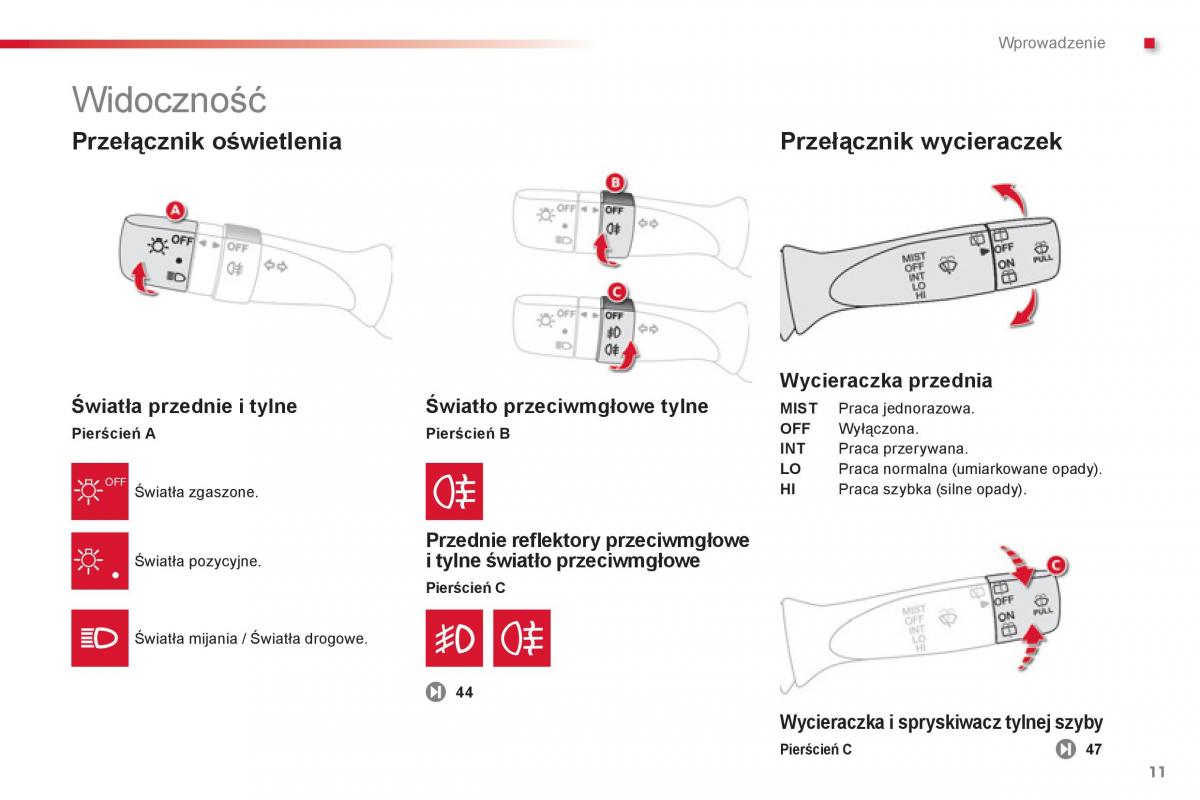 Citroen C1 I 1 instrukcja obslugi / page 13