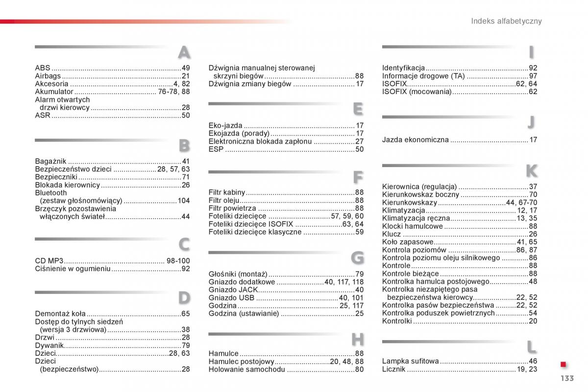 Citroen C1 I 1 instrukcja obslugi / page 135