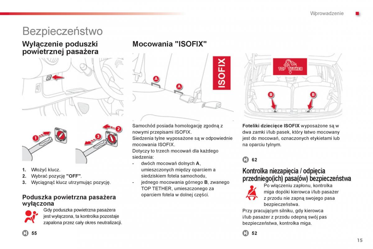 Citroen C1 I 1 instrukcja obslugi / page 17