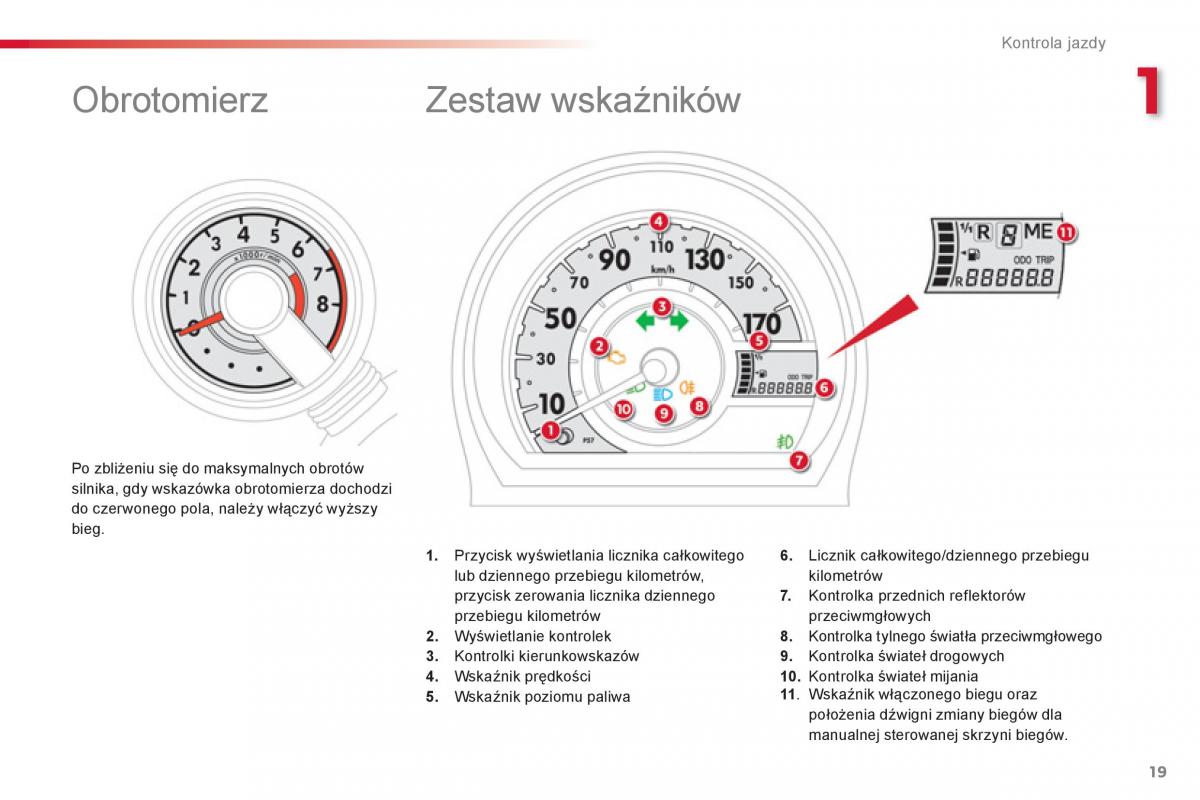 Citroen C1 I 1 instrukcja obslugi / page 21