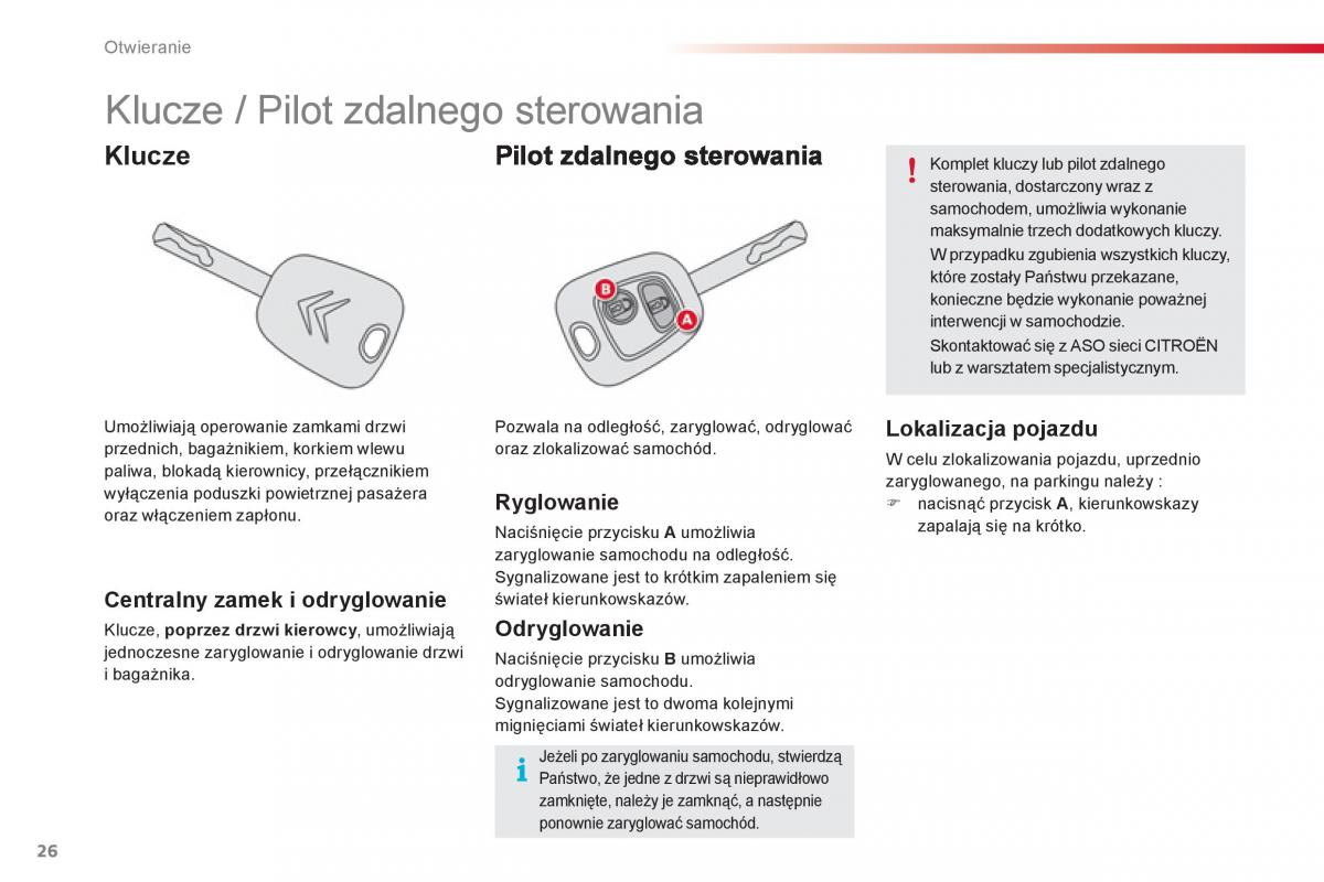 Citroen C1 I 1 instrukcja obslugi / page 28