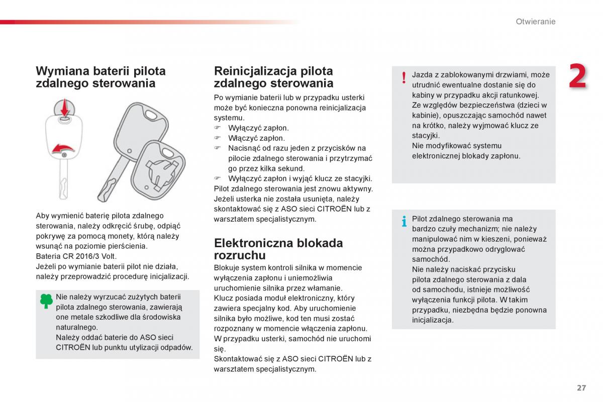 Citroen C1 I 1 instrukcja obslugi / page 29