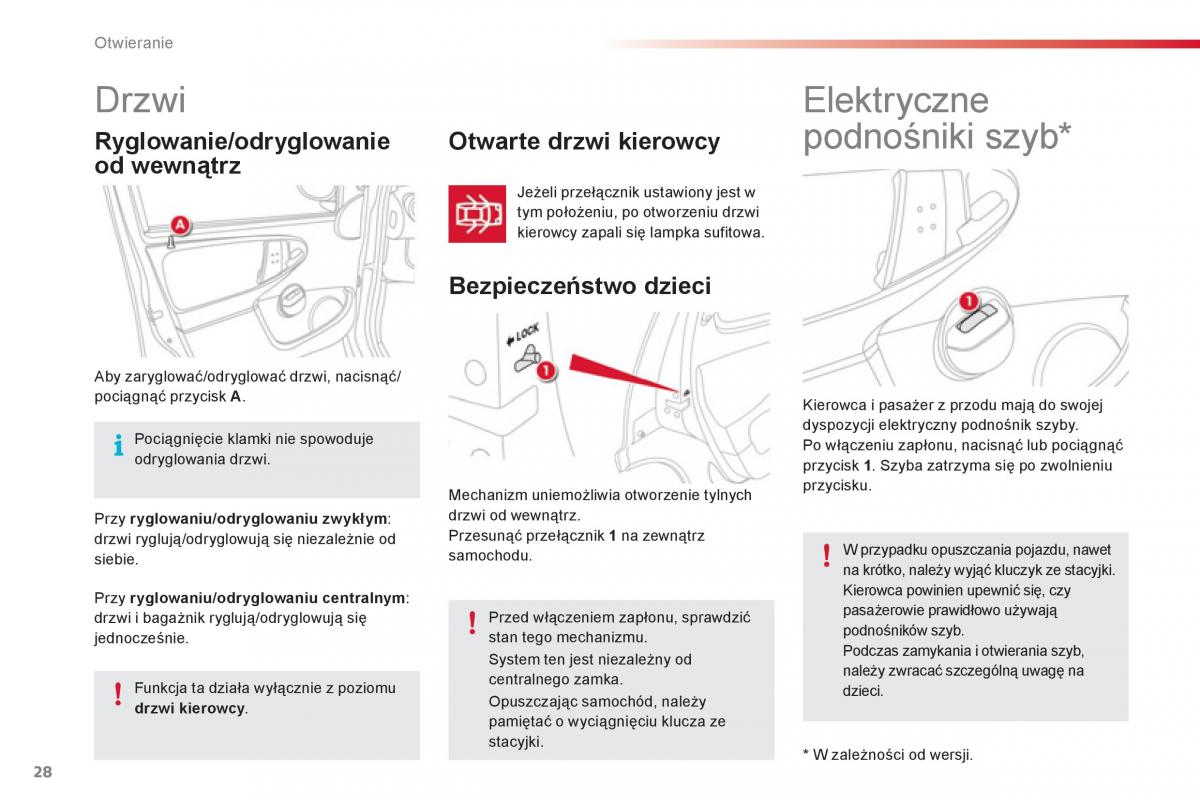 Citroen C1 I 1 instrukcja obslugi / page 30