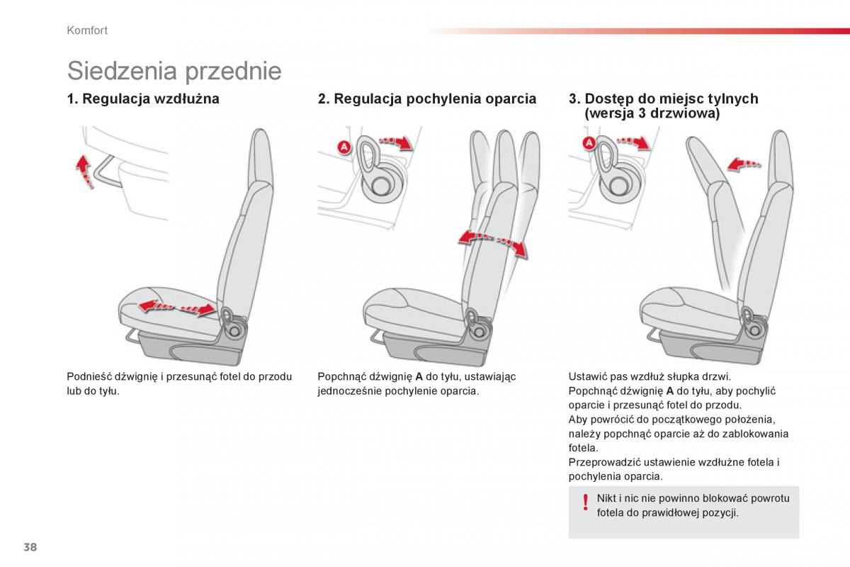 Citroen C1 I 1 instrukcja obslugi / page 40